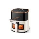 4.0L LED Touch Screen Air Fryer with Bottom Viewing Window, 220V 1200W