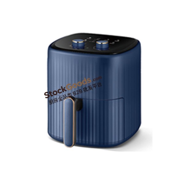 6.0L Mechanical Knob Air Fryer 220V 1200W | Navy Blue