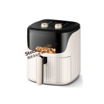 6.0L Mechanical Knob Air Fryer with Upper Viewing Window, 220V 1200W | Off-White