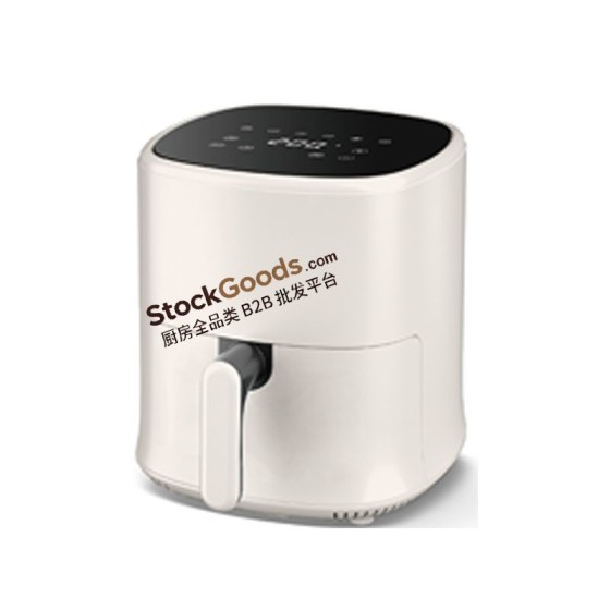 4.0L LED Touch Screen Air Fryer, 220V 1200W, Off-white