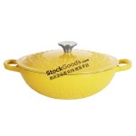 22CM Enameled Cast Iron Casserole Dish Dutch Oven Pot with Lid and Dual Handles, Super Heat Retention, 1.6L, Net Weight 3.1KG, 2 Colors Available