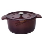 24CM Enameled Cast Iron Angel Pot, 3.5L, Net Weight 5.2KG, 4 Colors Available