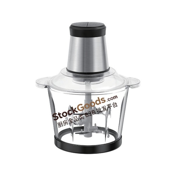 3L 400W Glass Bowl Electric Meat Grinder, Multifunctional Household Baby Food Chopper